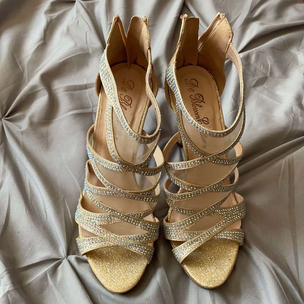 Rose gold heels